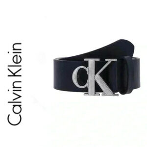 🆕Calvin Klein women's skinny belt CK Monogram Buckle S🆕
